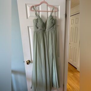 Azazie Alia Dusty Sage A16